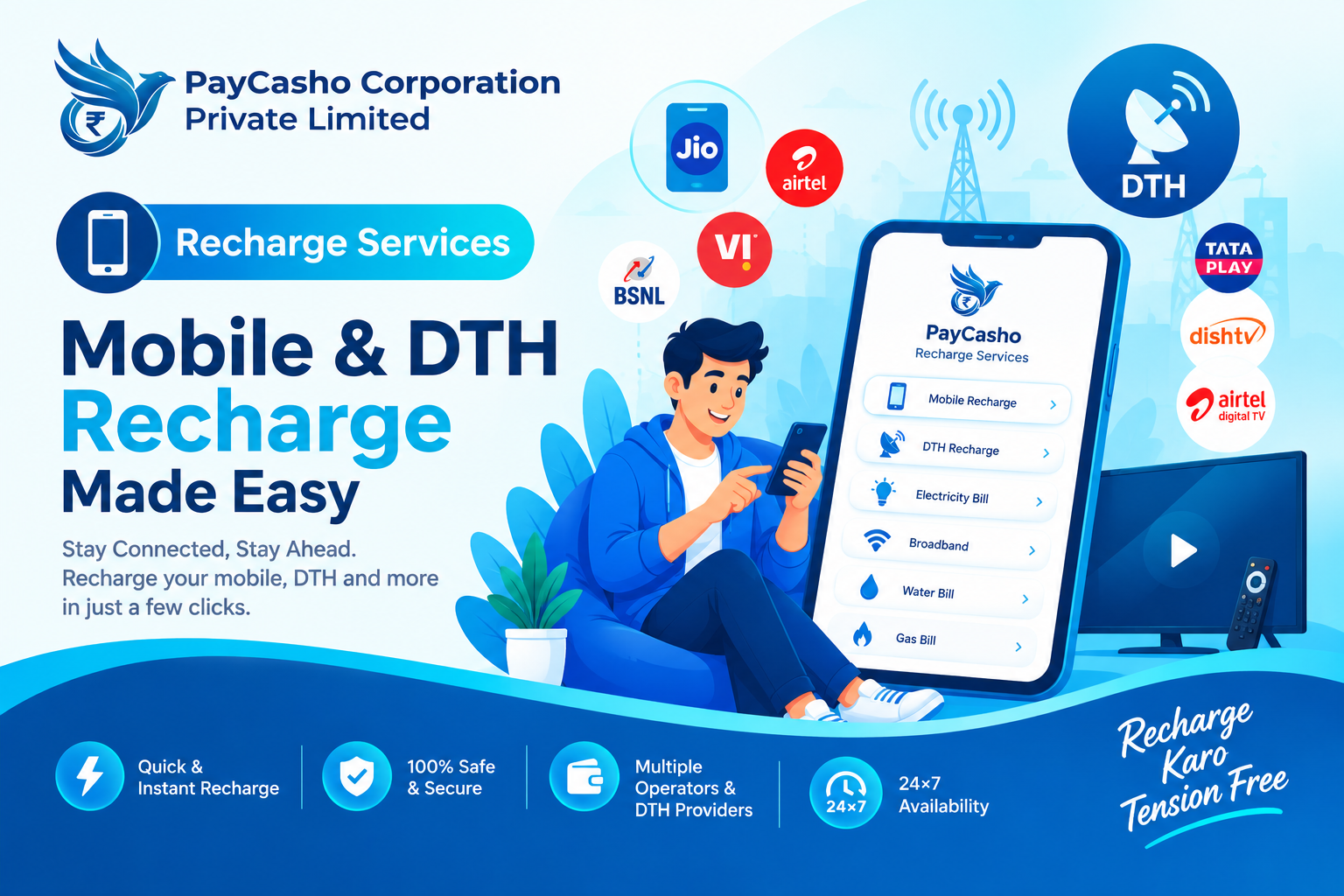 PayCasho Recharge Services